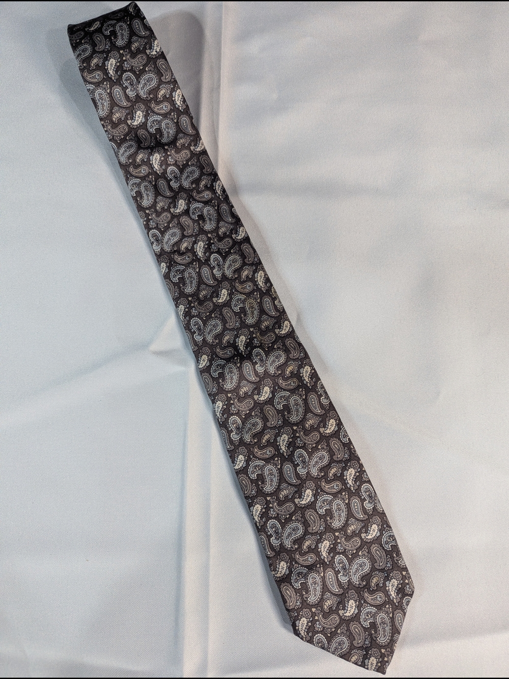 Vintage Christian Dior Cravates Silk Paisley Tie